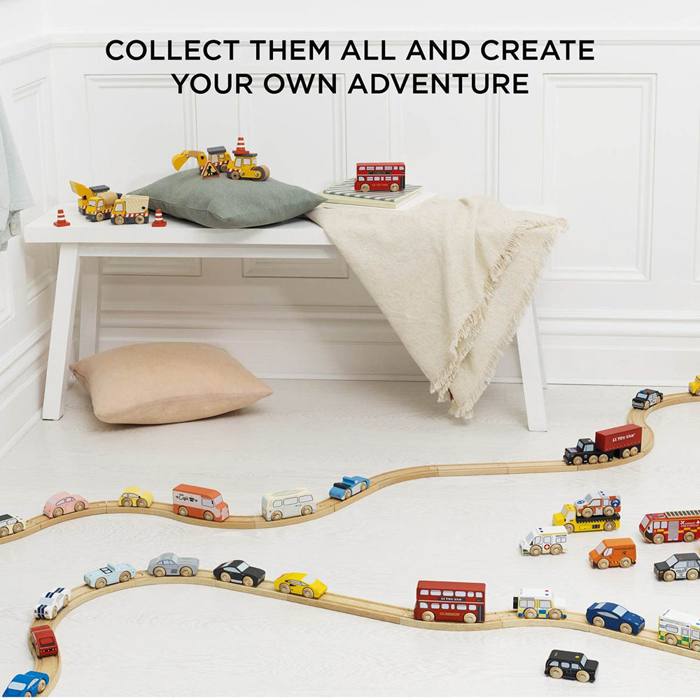 Le Toy Van Construction Toy Cars, Trucks & Diggers - 7 Pc (6) FSC 100%