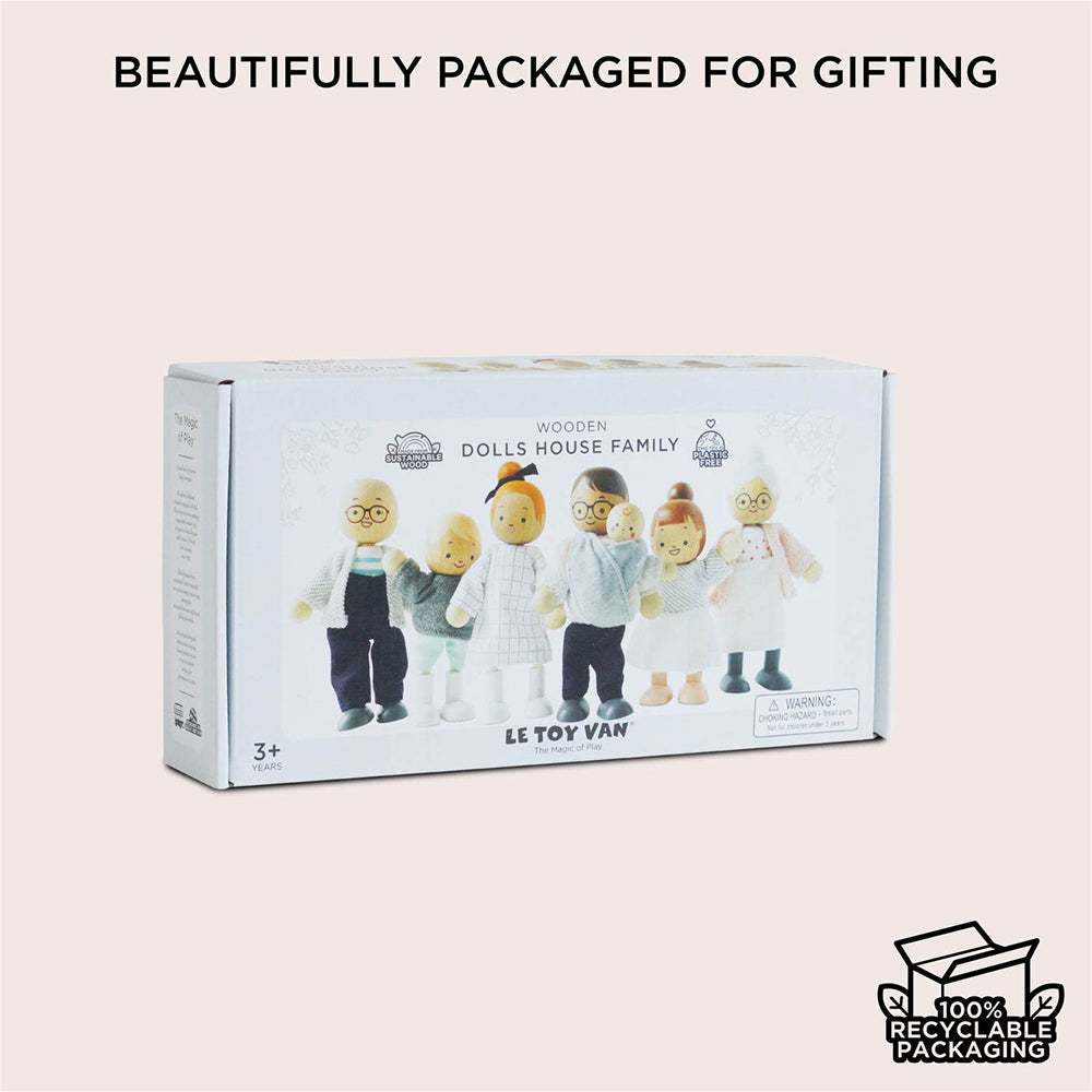 Le Toy Van Dolls House Family - 7 Piece (6) FSC 100%