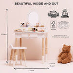 Le Toy Van Dressing-up Vanity Table & Stool (1) FSC 100%
