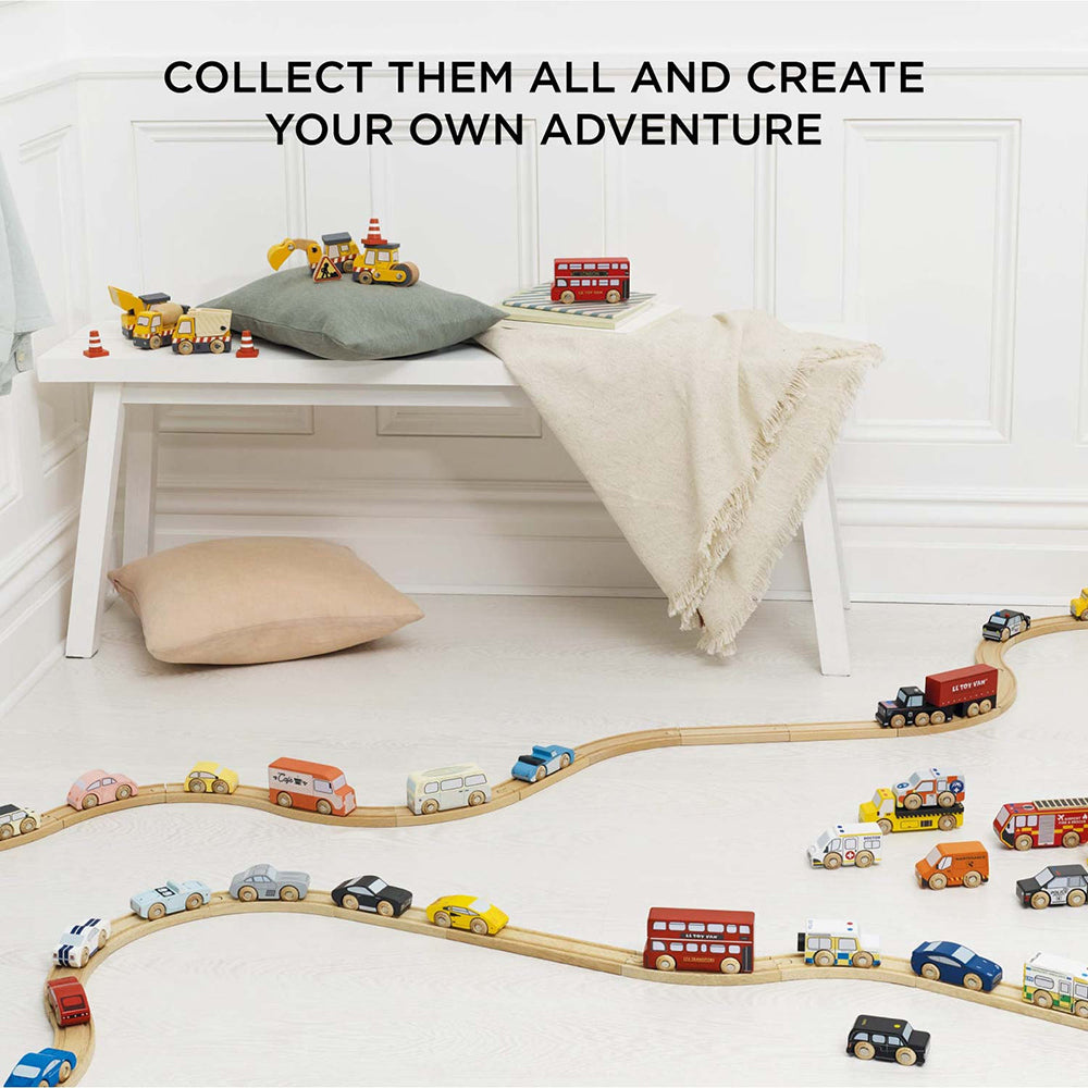 Le Toy Van Emergency Helicopter & Rescue Cars - 7 Piece (6) FSC 100%