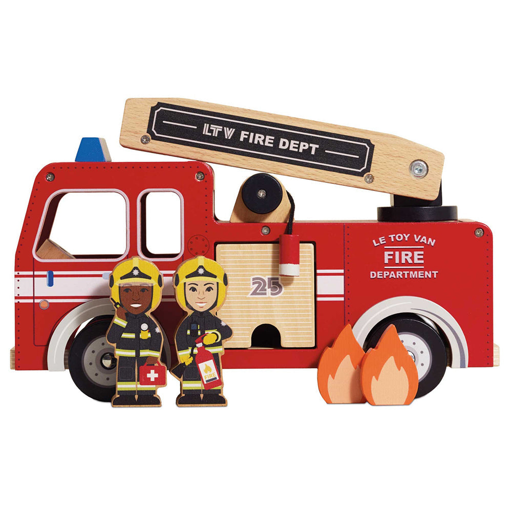 Le Toy Van Fire Engine & Firefighters (4) FSC 100%