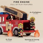 Le Toy Van Fire Engine & Firefighters (4) FSC 100%