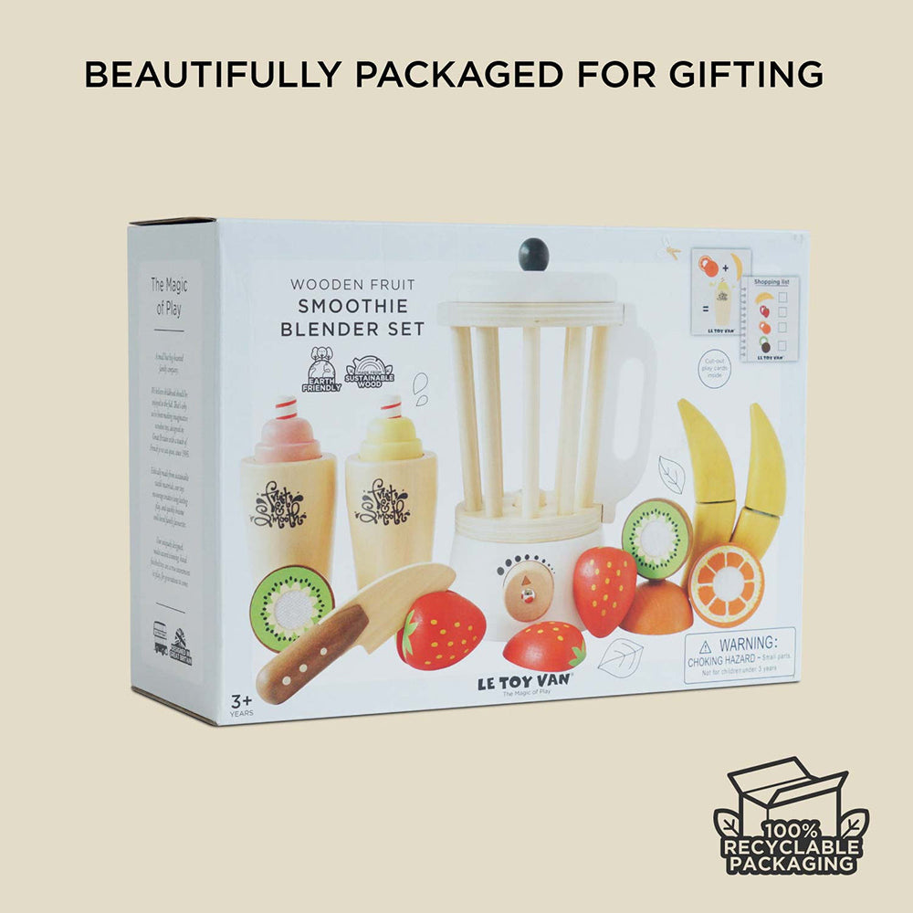 Le Toy Van Fruit & Smoothie Blender Set - 20 Piece (4) FSC 100%