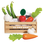 Le Toy Van Harvest Vegetables Wooden Food Crate - 9 Piece (4) FSC 100%