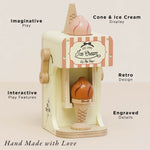 Le Toy Van Ice Cream Machine & Play Food Cones (4) -Original Version