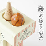 Le Toy Van Ice Cream Machine & Play Food Cones (4) -Original Version