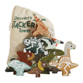 Le Toy Van Jurassic Stacking Dinosaurs & Bag - 10 Piece (6) FSC 100%