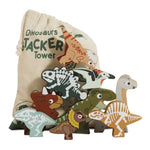 Le Toy Van Jurassic Stacking Dinosaurs & Bag - 10 Piece (6) FSC 100%