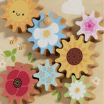 Le Toy Van Meadow Bees Gear & Cogs - 8 Piece (4) FSC 100%