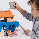 Le Toy Van Noah's Ark & Animals Shape Sorter - 15 Piece (4) FSC 100%