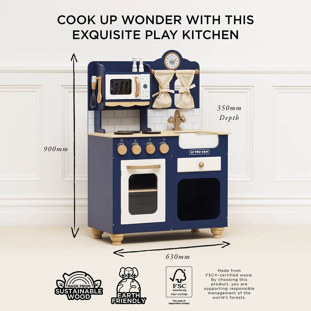 Le Toy Van Oxford Wooden Play Kitchen (1) FSC 100%