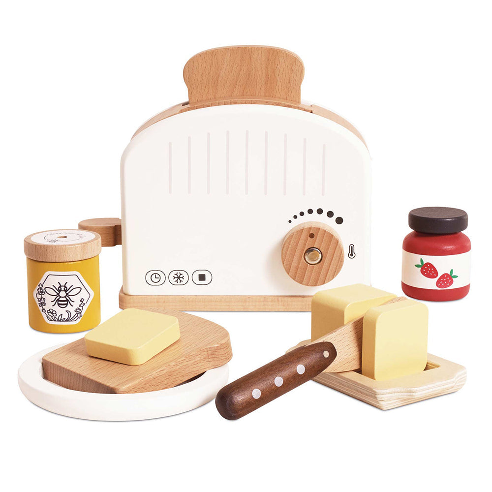 Le Toy Van Toaster Set (4)  FSC 100%