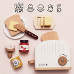 Le Toy Van Toaster Set (4)  FSC 100%