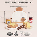 Le Toy Van Toaster Set (4)  FSC 100%