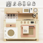 Le Toy Van Rattan Wooden Play Kitchen (1) FSC 100%