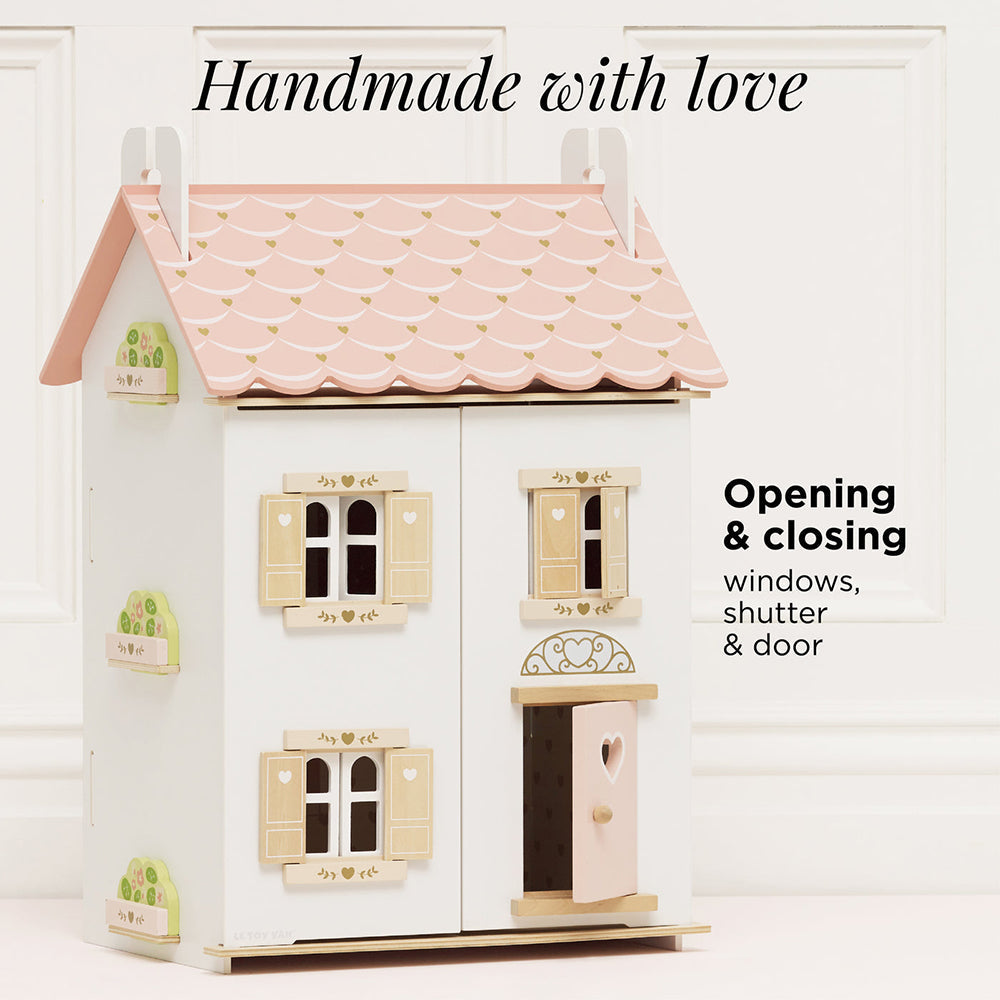 Le Toy Van Roseheart Wooden Dolls House & Furniture  (1) FSC 100%