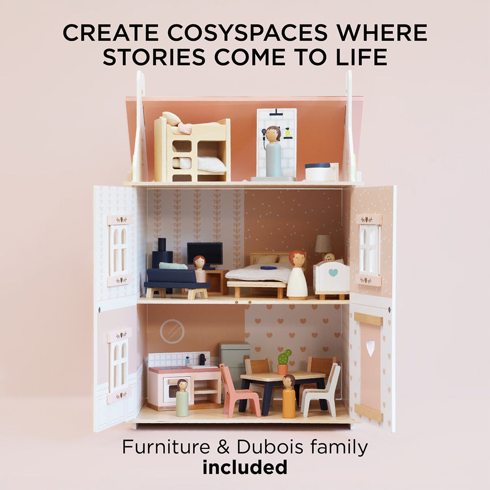 Le Toy Van Roseheart Wooden Dolls House & Furniture  (1) FSC 100%