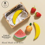 Le Toy Van Smoothie Fruit Wooden Market Crate - 7 Piece (4) FSC 100%