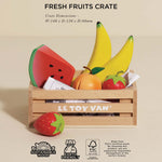 Le Toy Van Smoothie Fruit Wooden Market Crate - 7 Piece (4) FSC 100%
