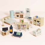 Le Toy Van Complete Dolls House Indoor Furniture Set (6 x sets) - FSC 100%