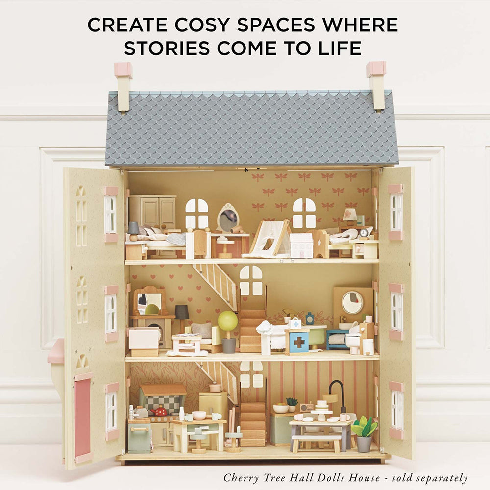 Le Toy Van Wooden Dolls house Child's Bedroom Furn - 24 Pc (4) FSC 100%