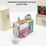 Le Toy Van Wooden Dolls house Kitchen Furniture - 20 Piece (4) FSC 100%