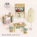 Le Toy Van Wooden Dolls house Kitchen Furniture - 20 Piece (4) FSC 100%