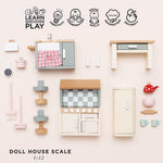 Le Toy Van Wooden Dolls house Kitchen Furniture - 20 Piece (4) FSC 100%