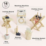 Le Toy Van Wooden Dolls House Laundry Room - 16 Piece (4) FSC 100%