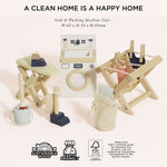 Le Toy Van Wooden Dolls House Laundry Room - 16 Piece (4) FSC 100%