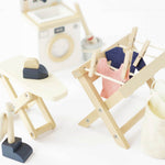 Le Toy Van Wooden Dolls House Laundry Room - 16 Piece (4) FSC 100%