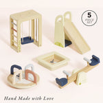 Le Toy Van Wooden Dolls house Outdoor Play Furn - 5 Piece (4) FSC 100%