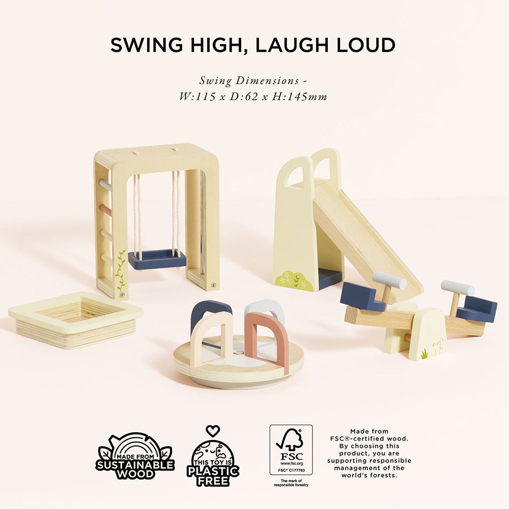Le Toy Van Wooden Dolls house Outdoor Play Furn - 5 Piece (4) FSC 100%