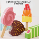Le Toy Van Wooden Ice Lollies Popsicles - 7 Piece (4) FSC 100%