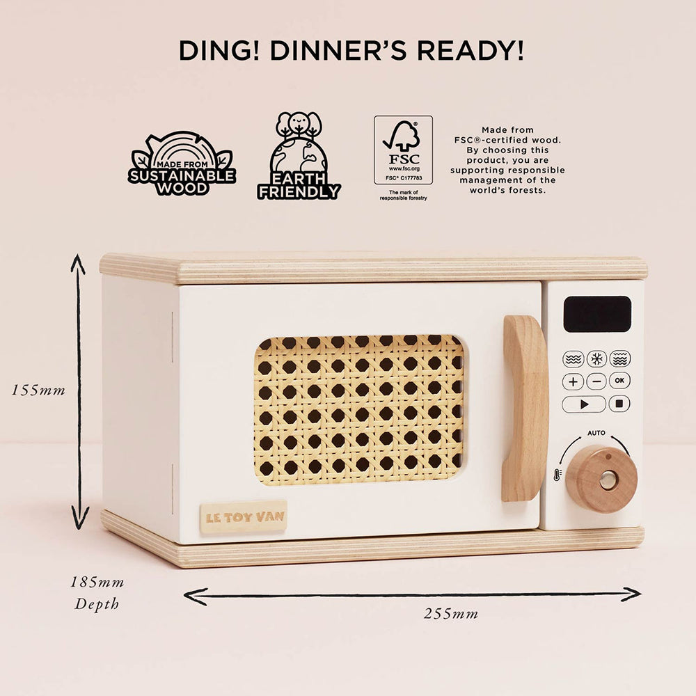 Le Toy Van Microwave Set (4) FSC 100%