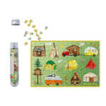 Moulin Roty Le Jardin du Moulin 150片迷你拼圖 - 森林之夜 10x15厘米