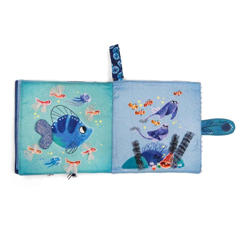 Moulin Roty Les Aventures De Paulie Fabric Activity Book 20x20cm