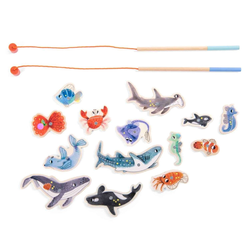 Moulin Roty Les Aventures De Paulie Fishing Game Ø22x11cm