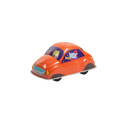 Moulin Roty Les Jouets Metal Friction Car - Orange 4.5x4cm