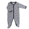 Moulin Roty Les Moustaches Cat Pattern Sleepsuit