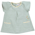 Moulin Roty Les Tartempois Mona Blue Pinafore Dress