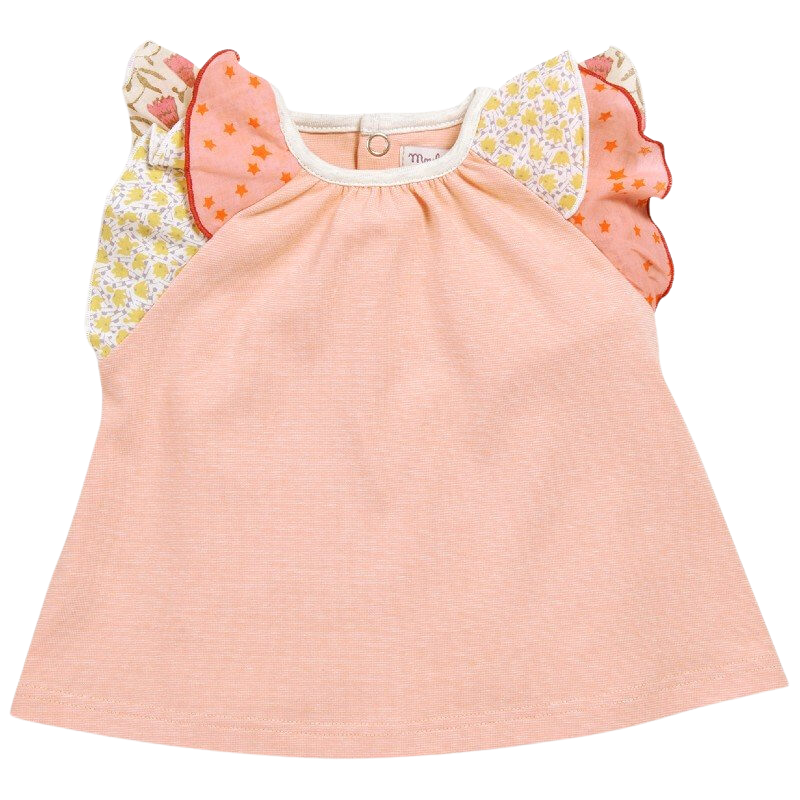 Moulin Roty Les Tartempois Myrtille Pink Frilly Tunic