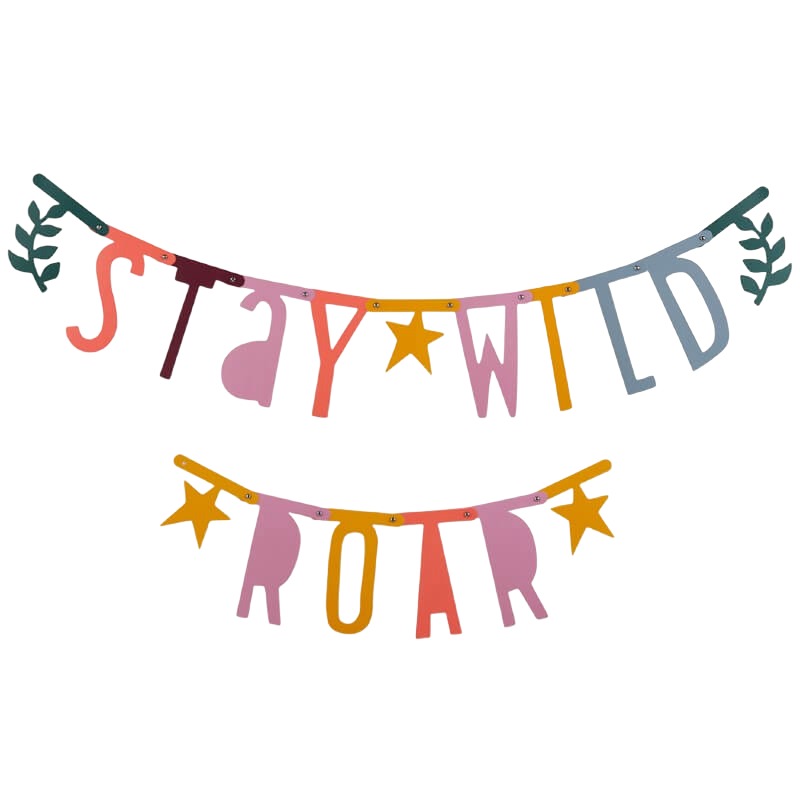 A Little Lovely Company Letter Banner - Boho Chic (147 Pcs)