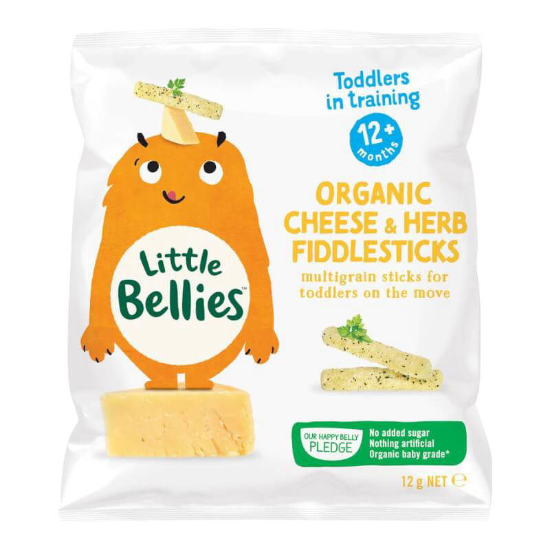 Little Bellies Organic Cheese & Herb Fiddlesticks 12g (12mos+)