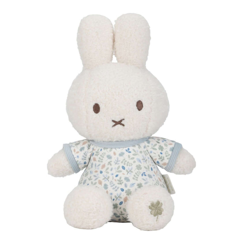 Tiamo Miffy 小荷蘭毛絨玩具 30cm 帶搖鈴 - 幸運樹葉