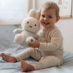 Tiamo Miffy 小荷蘭毛絨玩具 30cm 帶搖鈴 - 幸運樹葉