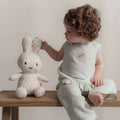 Tiamo Miffy 小荷蘭毛絨玩具，全身印花，30厘米 - 幸運花