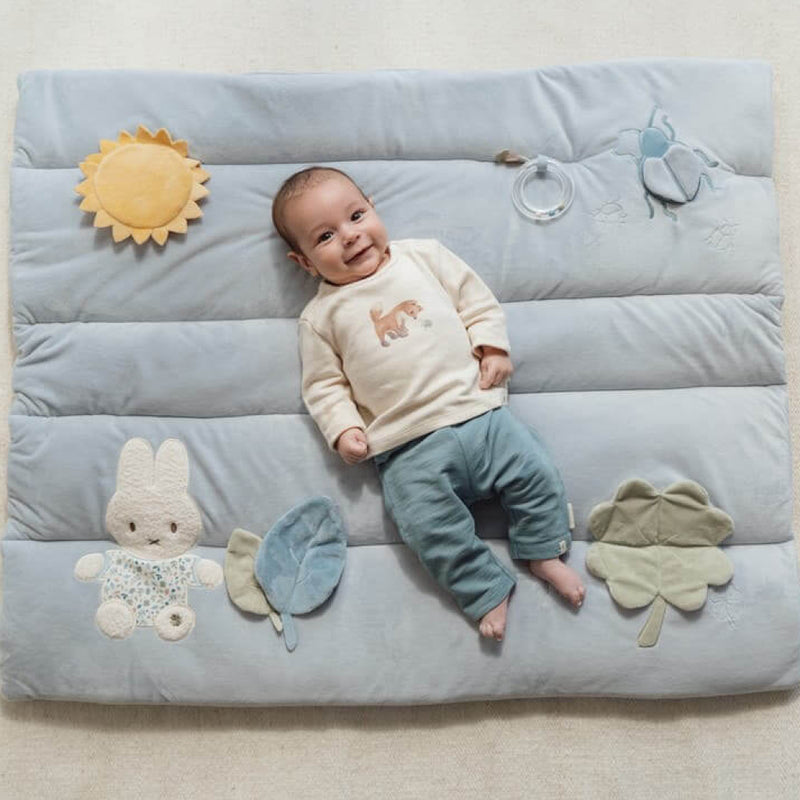 Tiamo Miffy Little Dutch Playpen Mat - Lucky Leaves