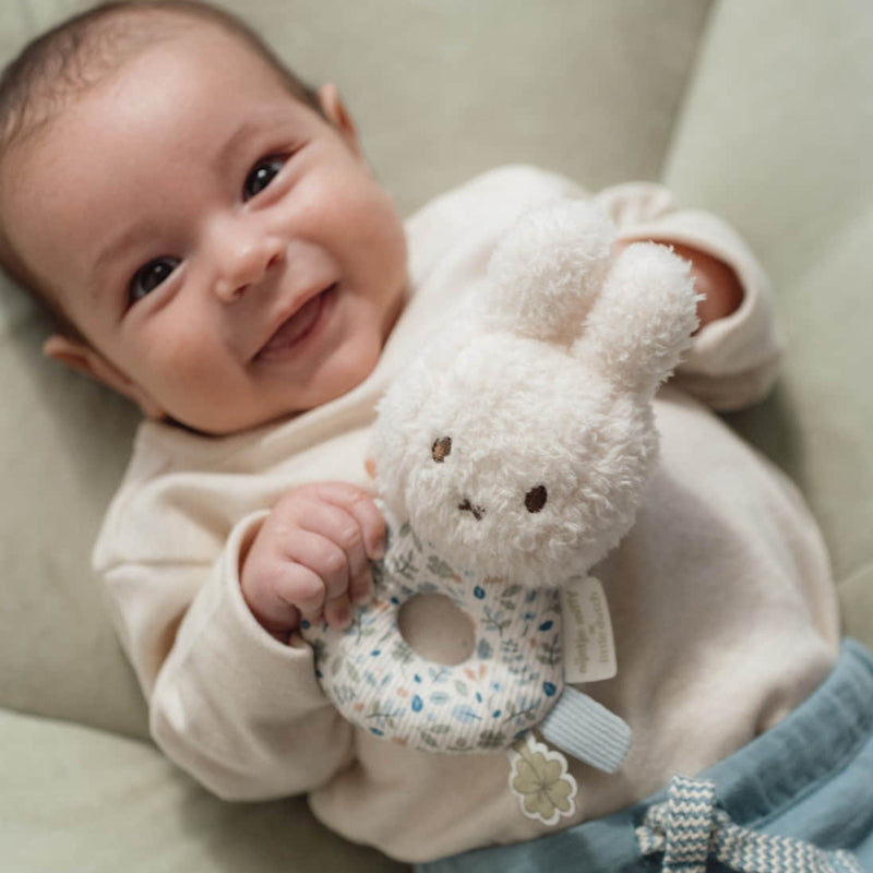Tiamo Miffy Little Dutch Rattle - Lucky Leaves