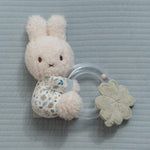 Tiamo Miffy Little Dutch Rattle Ring - Lucky Leaves